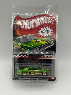2025 HOT WHEELS MAIL IN COLLECTOR EDITION 66 CHEVY CHEVELLE KROGER RLC GREEN