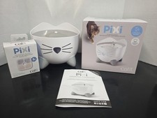 Catit Pixi Cat Drinking Fountain With 3 Filters NIB Stainless Steel #43720