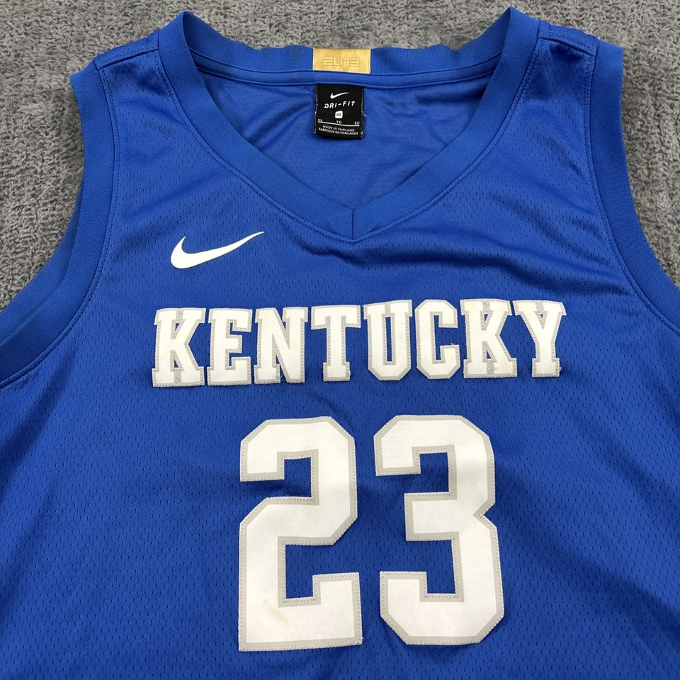 Nike Elite Jersey Men XL Kentucky Wildcats Basketball Anthony Davis Limited - Image 2 of 4