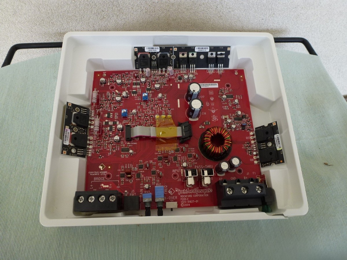 Rockford Fosgate Punch P200-2 200W 2 Channel Amplifier for sale