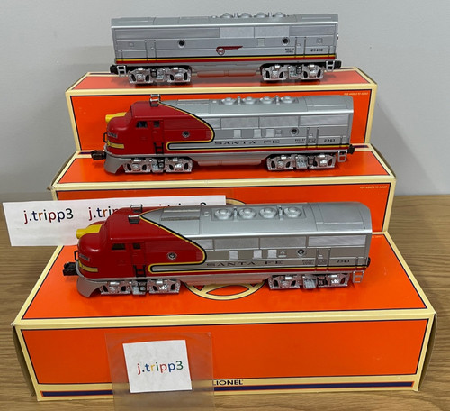 Tren motor diésel Lionel 6-18128 18134 18136 Santa Fe Warbonnet F3 ABA calibre O | Condition: New: Other (See Details)