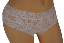 .VTG VICTORIA'S SECRET PINK LACE CHEEKY PANTY L