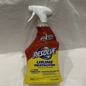 Resolve Urine Destroyer Spray Pet Stain Odor Remover Cat Dog Urin Carpet Cleaner