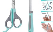Cat Nail Clippers for Indoor Cats, Cat Nail Trimmers with Nail File, Cat Claw