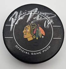 Phillip Danault Signed Auto Game Model Puck Guaranteed TPA Blackhawks Canadians