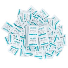 200 Count Lens Wipes for Eyeglasses Individually Wrapped Pre-Moistened Wipes ...