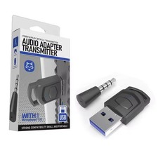 Bluetooth Dongle Adapter for PS4/PS5, Wireless Mini Microphone USB 3.0 Audio