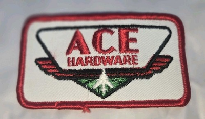 #ad OG RARE Vintage ACE Hardware Tree Logo Stitched Patch Workwear Vest Hat Jacket $15.99