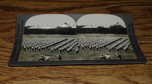 STEREO OPTICAL CARD # 19063 CALLISTHENIS IN THE ARMY