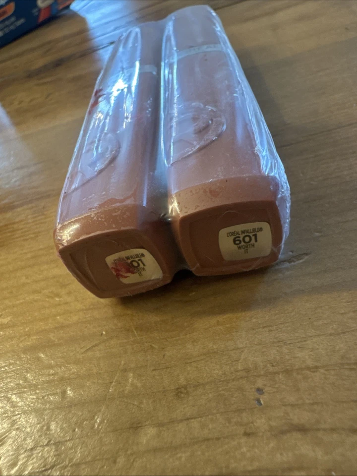 2 L’Oréal Infallible Matte Resistance Liquid Lipstick, “Worth It” #601 - New - Image 2 of 3