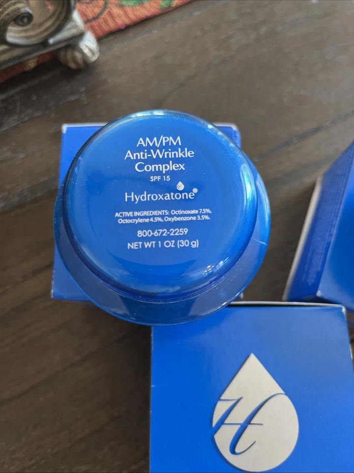 Hydroxatone AM/PM комплекс против морщин 1 жидкая унция SPF 15 крем для лица все три коробки - Изображение 2 из 4