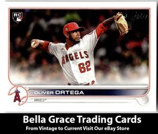 2022 Topps Oliver Ortega #554 Los Angeles Angels Rookie NHL Hockey 