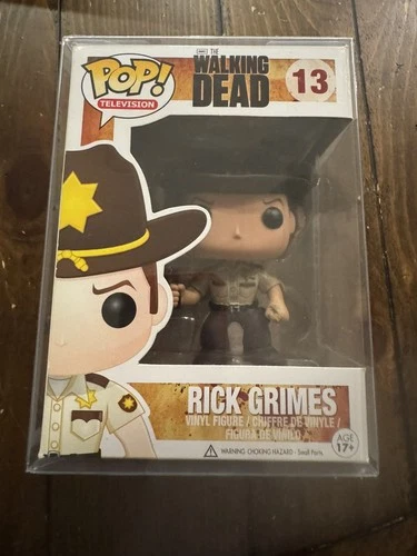 🔥Funko Pop! TV: The Walking Dead - RICK GRIMES #13 VAULTED PROTECTOR🔥
