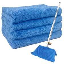 4 Pcs Extra Large Microfiber Cleaning Cloth, 30"x20" Washable Reusable Floor ...