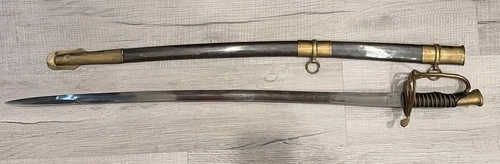 Antique Style Fayetteville Armory Civil War Officers Confederate CS Sword