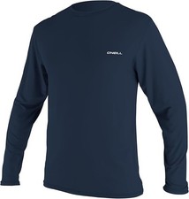 O'Neill Basic Skins-2 L/S Sun Shirt Rashguard - Men's - Large / Navy