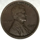 1920 P Lincoln Wheat Cent Penny Fine Condition "Actual Coin Pictured" -2176