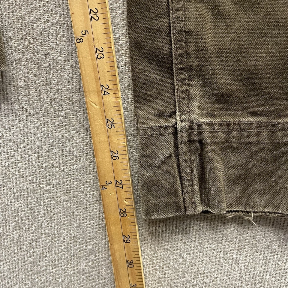 Calça jeans masculina de lona Browning 38x32 marrom joelho duplo chefe trabalho pato caça - Imagem 4 de 4