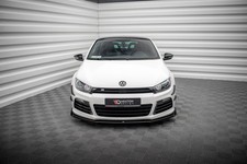 Frontlippe + Flaps passend für VW Scirocco R Mk3 schwarz Hochglanz