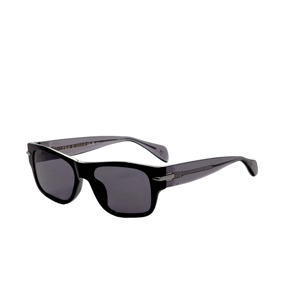 Gafas de sol negras Rag & Bone para hombre 55 mm RNB5057-S-807-55