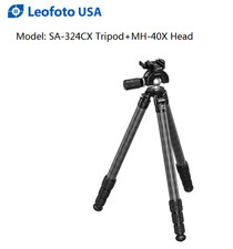 New Leofoto SA-324CX Tripod MH-40X Head with Arca Picatinny Clamp/Max Load:55lb