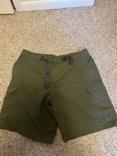 The North Face Mens 36 Belted Hiking Cargo Shorts Nylon Outdoor Regular