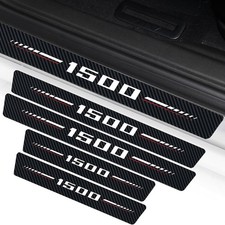 4Pcs Door Sill Plate Protectors Compatible with Dodge 2003-2026 Ram 1500 Car ...