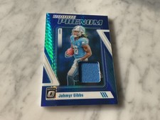 2023 Panini Donruss Optic - Rookie Phenoms Jahmyr Gibbs #RP-JG Blue Hyper Prizm