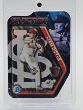 LIAM DOYLE 2025 BOWMAN CHROME IN ACTION DIE-CUT BLACK /10 #BIA-22 Q1925