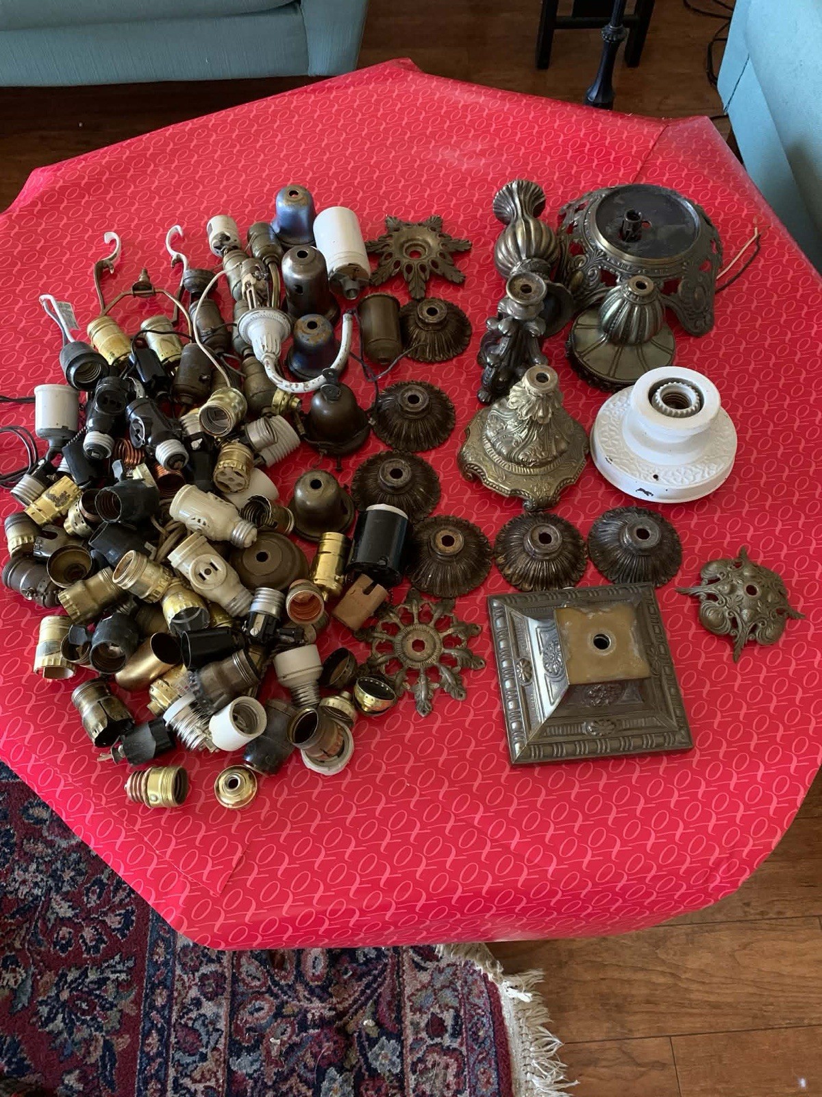 Vintage Lamp Parts