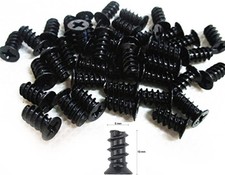 100Pcs Computer Cooling Fan Mount Screws, M5X10 Black - Fits 70Mm to 140Mm Fans