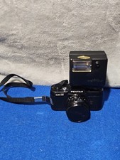 Pentax Auto 110 Film Camera w/ Flash AF130P 50mm Lens Extra Lens Lot