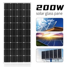 12V 200W Mono Solar Panel Caravan RV Off Gird Battery Charging Power Watt Boat