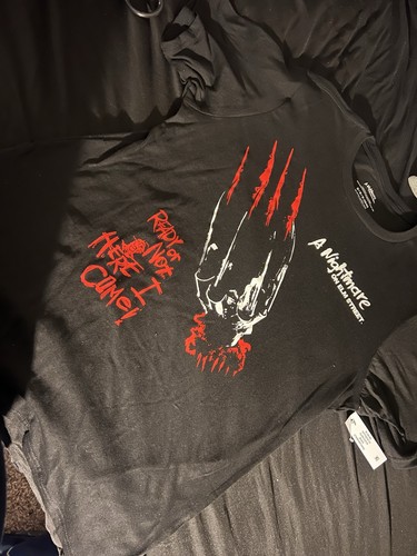 T-shirt uomo A Nightmare On Elm Street pronta o non manica corta media