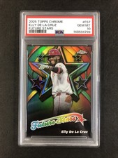 2025 Topps Chrome Elly De La Cruz #FS-7 Future Stars PSA 10 EV