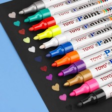 Universal Waterproof Permanent Paint Marker Pen Car Tire Tread Rubber Metal Universal Waterproof Permanent Paint Marker Pen Car Tire Tread Rubber Metal
