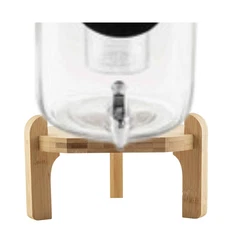 10755 Bamboo Beverage Dispenser Stand, Natural Finish, Fits Models BDG1000, BDG2