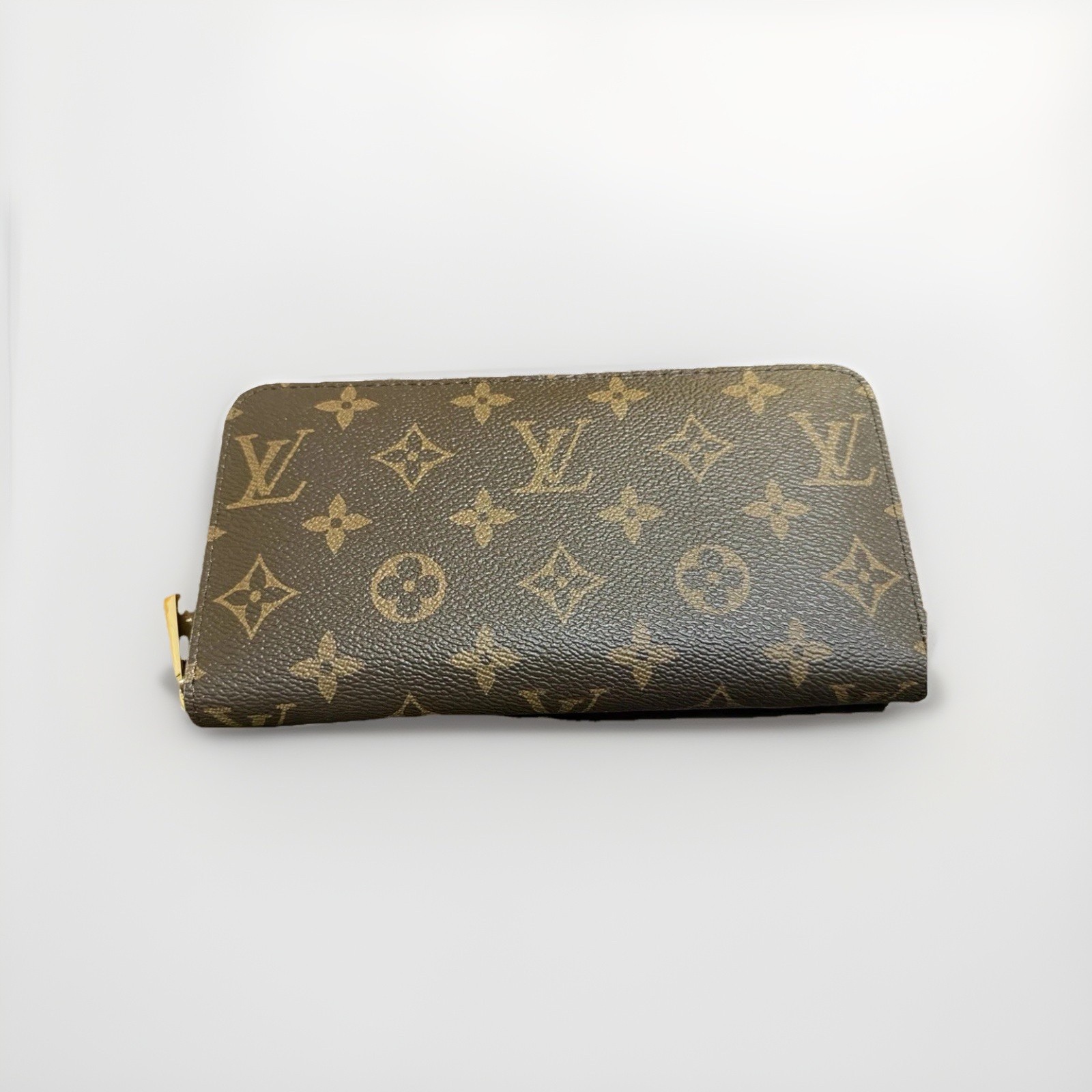 Louis Vuitton Brown Monogram Zippy Zip Around Long Wallet