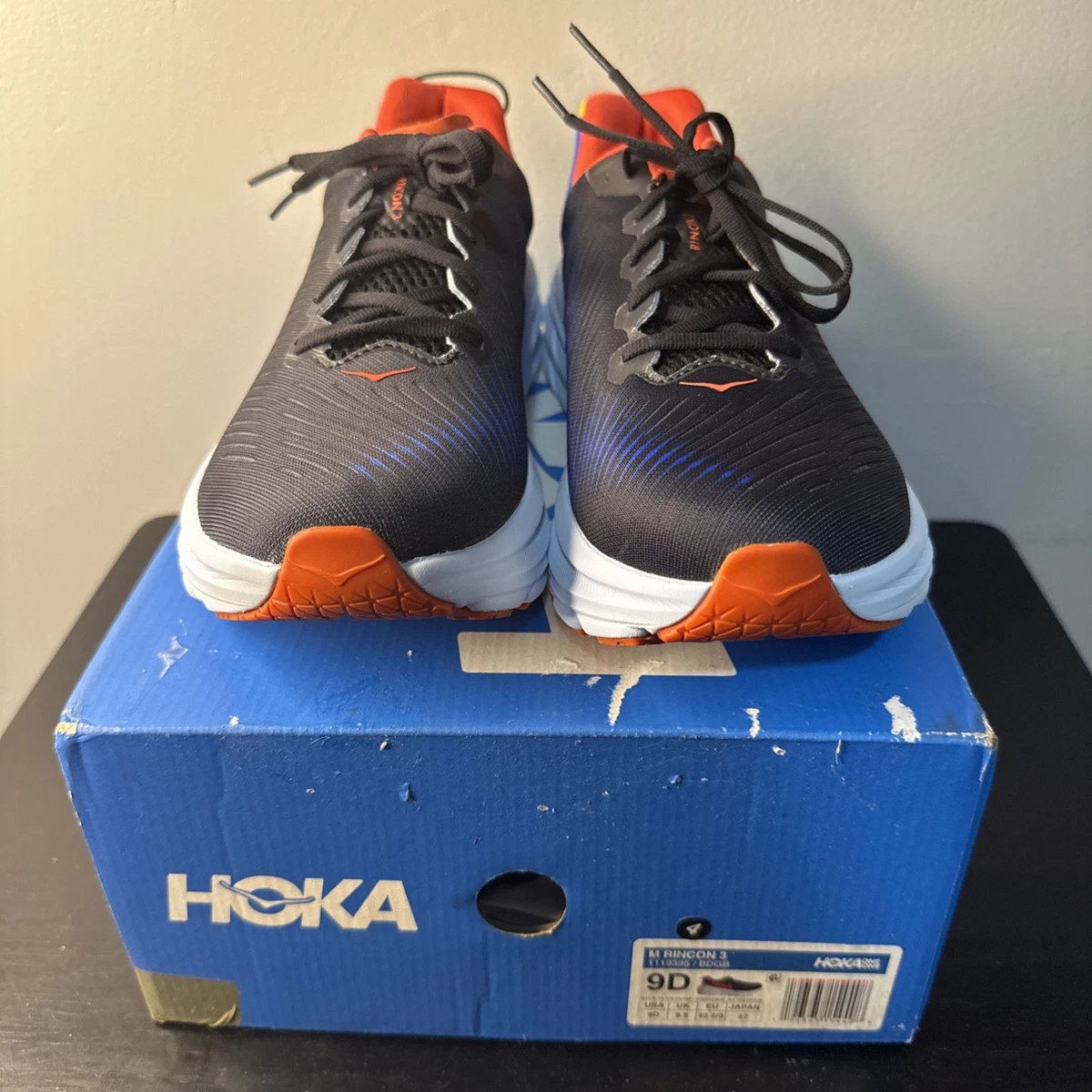 Hoka One One HOKA Rincon 3 Black Dazzling Blue for sale | eBay