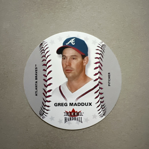 2003 Fleer Hardball Die-Cut #15 GREG MADDUX Atlanta Braves Baseball Card HOF
