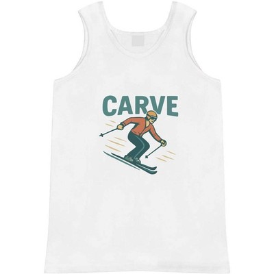 Trägershirt/Tanktop ''Skiing Carve the Mountain'' für Erwachsene (AV055345)