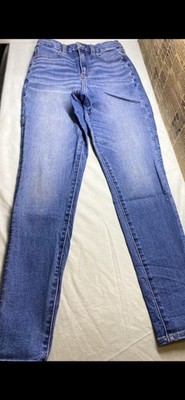 American Eagle Super Stretch Highest Rise Jegging Blue Jeans Women's Size 4 Reg