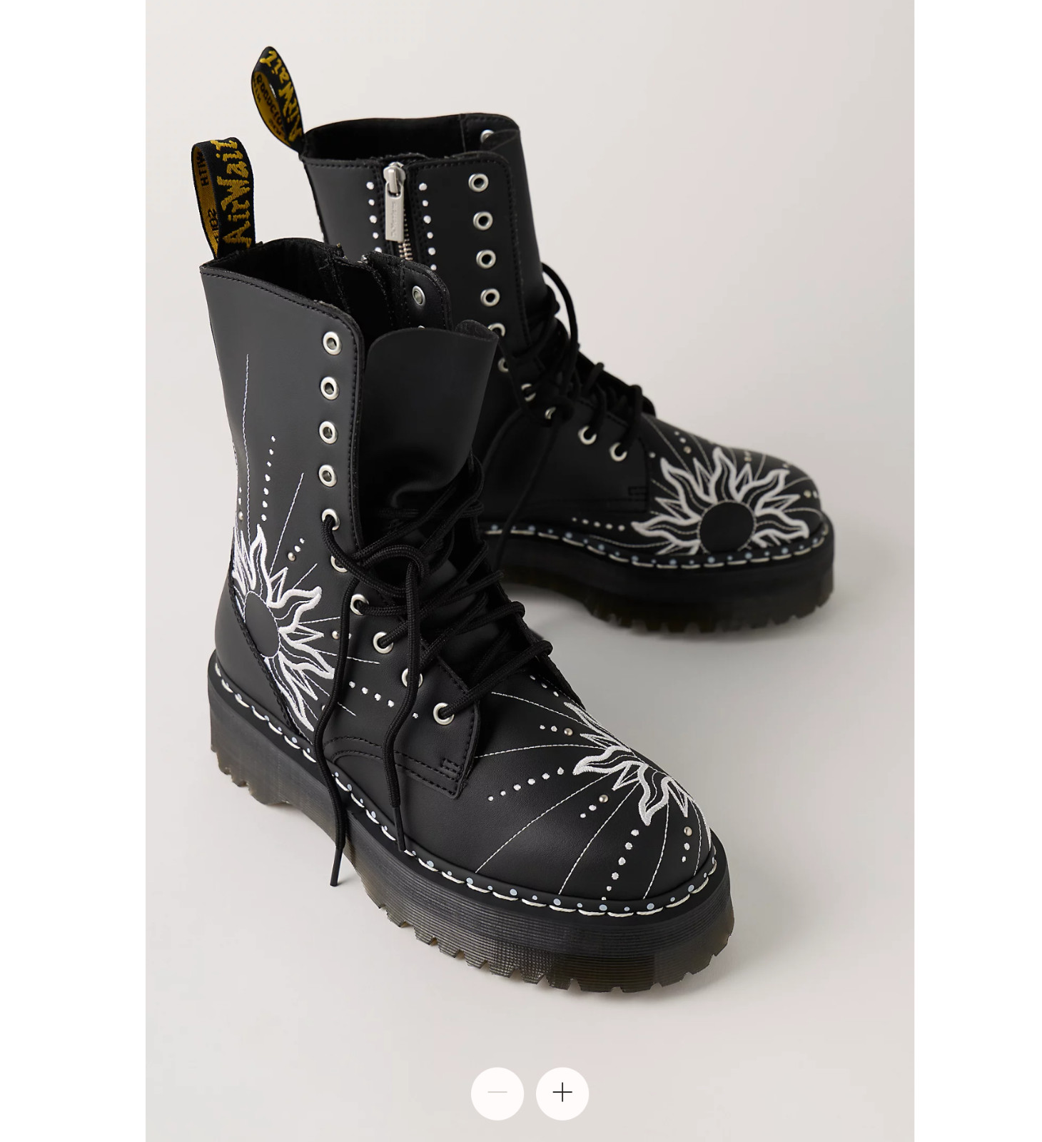 DR. MARTENS JADON HI SOLAR FLARE LEATHER PLATFORMS MSRP$300 Vibrant & Unique image 4