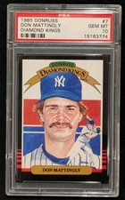 1985 Donruss Don Mattingly Diamond Kings PSA 10 GEM MINT #7 New York Yankees