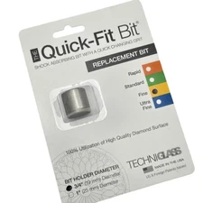 3/4" Fine Quick Fit Bit Stained Glass Grinder by Techniglass Replacement