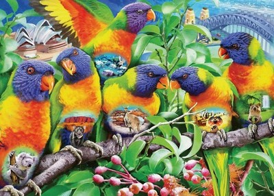 Ravensburger Land of the Lorikeet 1000 Piece Puzzle