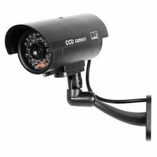 Wireless CCTV Fake Camera Outdoor Dummy Security Waterproof IR LED