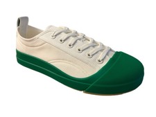 NEW Bottega Veneta Vulcan Sneakers In Green/White SIZE EU45/US12 Retail 900.00