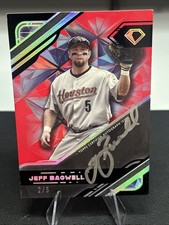 2025 Topps Diamond Icons- Jeff Bagwell Black Polychromatink Auto Red 2 /5