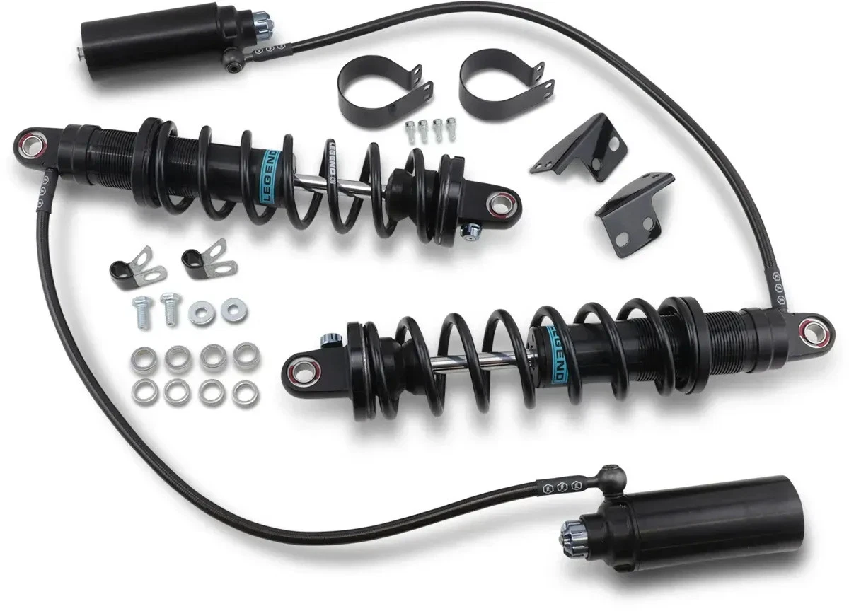 LEGEND SUSPENSION REVO ARC Remote Reservoir Shocks - Heavy Duty - Black - Fits